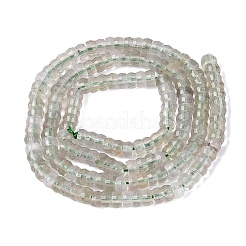Brins de perles de quartz synthétique vert fraise&nbsp;G-Q606-46A-08