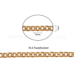 Chaînes à maillons cubains en acier inoxydable 304&nbsp;CHS-CJ0001-28G