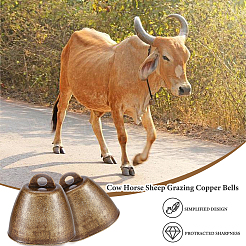 Pendenti a campana in ferro in stile tibetano&nbsp;FIND-WH0034-22AB