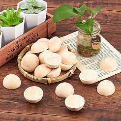 Cabochons en bois naturel non finis&nbsp;WOOD-GF0001-13E