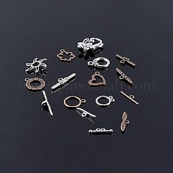 Tibetischen Stil Legierung Knebel  Verschlüsse&nbsp;TIBE-PH0004-03
