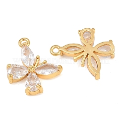 Pendentifs en laiton zircon cubique pavé&nbsp;CU-CBA7392-11G-01