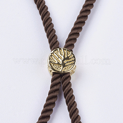 Nylon Twisted Cord Armband machen&nbsp;MAK-F018-14G-RS