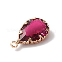 Colgantes de cristal facetado&nbsp;GLAA-WH0031-54Q
