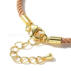 Herstellung einer Halskette aus Nylon-Mailänder Kordel&nbsp;LS-MAK-M028-01G-12