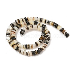 Natur schwarz Lippe Shell Perlen Stränge&nbsp;SHER-R100-02A