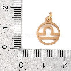 Placcatura ionica (ip) ciondoli in acciaio inossidabile 304&nbsp;STAS-R135-05G-03
