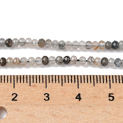 Fili di quarzo tormalinato naturale&nbsp;G-RM241221-O7