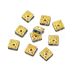 Perline distanziatori strass in ottone&nbsp;RSB074NF-14G