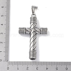 Große Anhänger aus chirurgischem Edelstahl 316&nbsp;STAS-E212-08AS