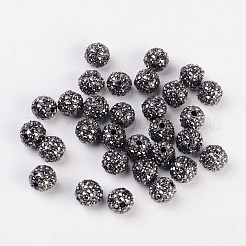Metall-Legierung Strass Perlen&nbsp;ALRI-B032-1