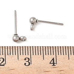 Accesorios para pendientes con pasador de bola de acero inoxidable 304&nbsp;X-STAS-Z035-01P-G