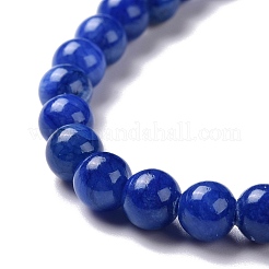 Chapelets de perles rondes en jade de Mashan naturelle&nbsp;G-D263-6mm-XS09