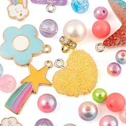 Kits de fabricación de joyas con tema de sirena diy&nbsp;DIY-FS0001-57
