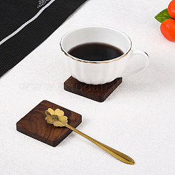Sottobicchieri in legno di noce nero&nbsp;WOOD-DJ0001-06E