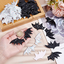 40 stücke 4 arten leder fledermaus der linken flügel ornament zubehör&nbsp;DIY-GO0002-44