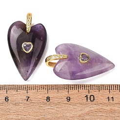 Natürlichen Amethyst Edelsteinanhänger&nbsp;GG-CBA51ED-03G-09