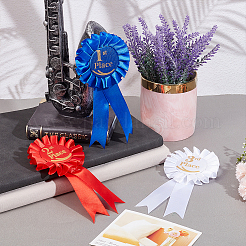 12 nastro di raso premio a 3 colori&nbsp;JEWB-GO0001-07
