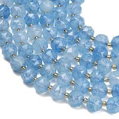 Colliers de perles en verre imitation jade teintées&nbsp;GL-Z001-02A