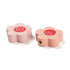 Sprühlackierte natürliche Ahornholzperlen&nbsp;WOOD-M007-26