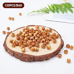 120 Stück Naturholzperlen&nbsp;WOOD-OC0001-83-LF
