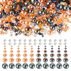 Halbrunde Cabochons aus ABS-Kunststoff&nbsp;FIND-TAC0038-08B