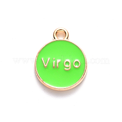 Pendentifs d'émail en alliage&nbsp;LS-ENAM-S124-01A-06B