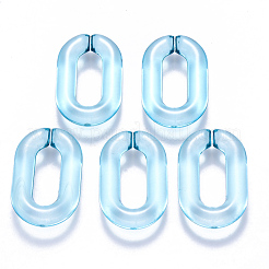 Transparentem Acryl Verknüpfung Ringe&nbsp;OACR-S036-006A-J09