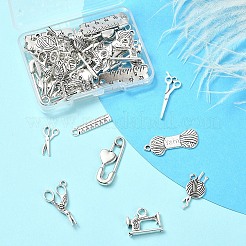 45pcs 9 estilos colgantes de aleación de estilo tibetano&nbsp;DIY-YW0010-09