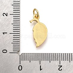 Pendentifs d'émail en laiton &nbsp;KK-K401-32G