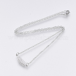 Colliers pendentifs en acier inoxydable 201 anti-ternissement&nbsp;NJEW-T009-JN141-40-1