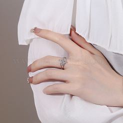Hexenknoten 925 Sterling Silber Fingerringe für Damen&nbsp;FS-WG40E9F-01