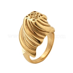 Fingerringe aus Edelstahl 304&nbsp;RJEW-Q012-18G