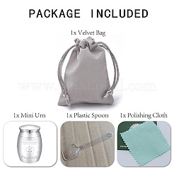 Urne funéraire en alliage de zinc&nbsp;AJEW-WH0232-03-023