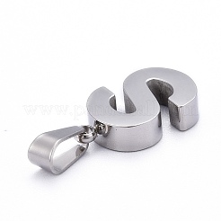 Pendenti con lettere in acciaio inossidabile 304 anti-ossidazione&nbsp;LS-STAS-H127-S-P