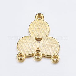 Connettori basi per strass in lega&nbsp;X-EA10684Y-G