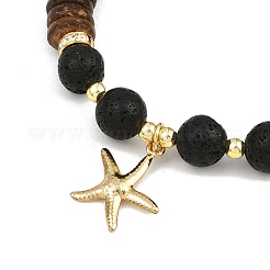 5 bracciale con ciondolo in acciaio inossidabile 304 a tema oceano&nbsp;BJEW-JB12403