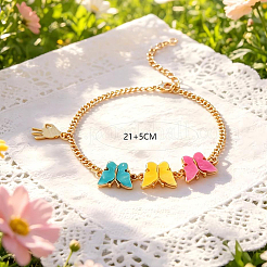 Bracelets en plastique à maillons papillon&nbsp;NI2300-3