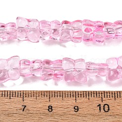 Chapelets de perles en verre transparente  &nbsp;GL-CBAAE04-01B