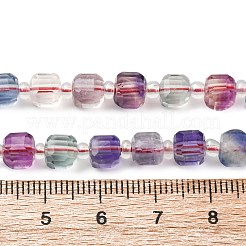 Fluorit natürlichen bunten Perlen Stränge&nbsp;G-H096-A01-02