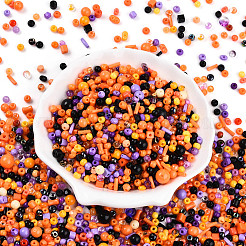 Perline di vetro a tema Halloween&nbsp;X-SEED-N007-13J