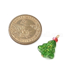 Pendenti in vetro riscaldato e tinto per albero di Natale&nbsp;PALLOY-JF04392