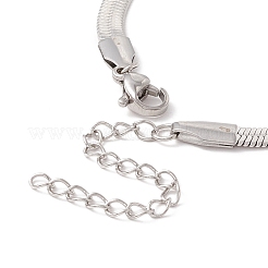 Anlaufgeschütztes Fischgräten-Kettenarmband aus 304 Edelstahl für Männer und Frauen&nbsp;BJEW-D450-01P-02