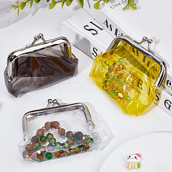 3 Stück transparentes PVC-Portemonnaie in 3 Farben&nbsp;ABAG-GF0001-14