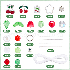 DIY-Set zur Herstellung von Kirscharmbändern&nbsp;DIY-SC0031-17