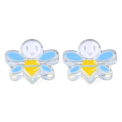 Transparente Acryl-Emailperlen&nbsp;LS-TACR-N012-007A