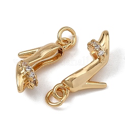 Shegrace Messing-Anhänger mit klarem Zirkonia-Pavé&nbsp;X-XGRQ4D131-656G