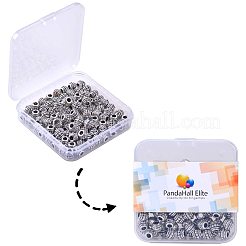 Tibetan Silberlegierung beads&nbsp;PALLOY-PH0005-24