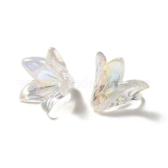 Transparentes bouchons acrylique de perles&nbsp;OACR-H016-05
