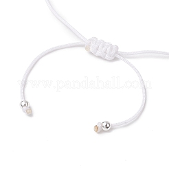 2 pz regolabile braccialetti di perline intrecciate in turchese sintetico tinto per le donne&nbsp;BJEW-JB11805